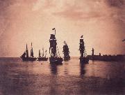 Ship leaving  Harbor Gustave Le Gray